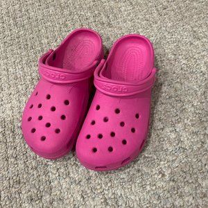 Women's Pink Crocs Size 10-11